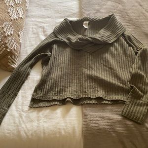 Free people waffle shirt